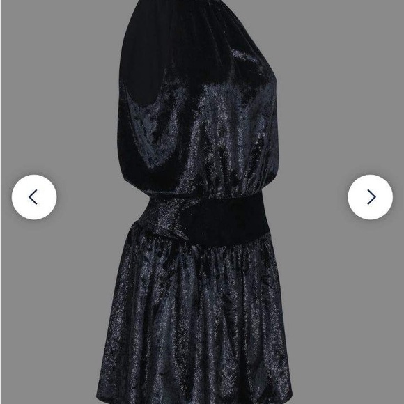 NWT Ramy Brook velvet Lori dress - Picture 9 of 9